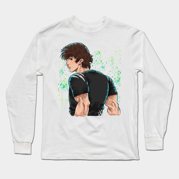 baki Long Sleeve T-Shirt by weirdesigns